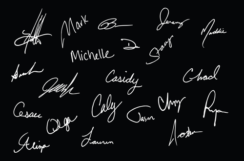 Ascedian signatures